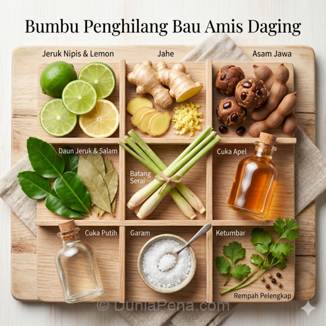 Ampuh! 5 Bumbu Penghilang Bau Amis pada Daging Terbaik
